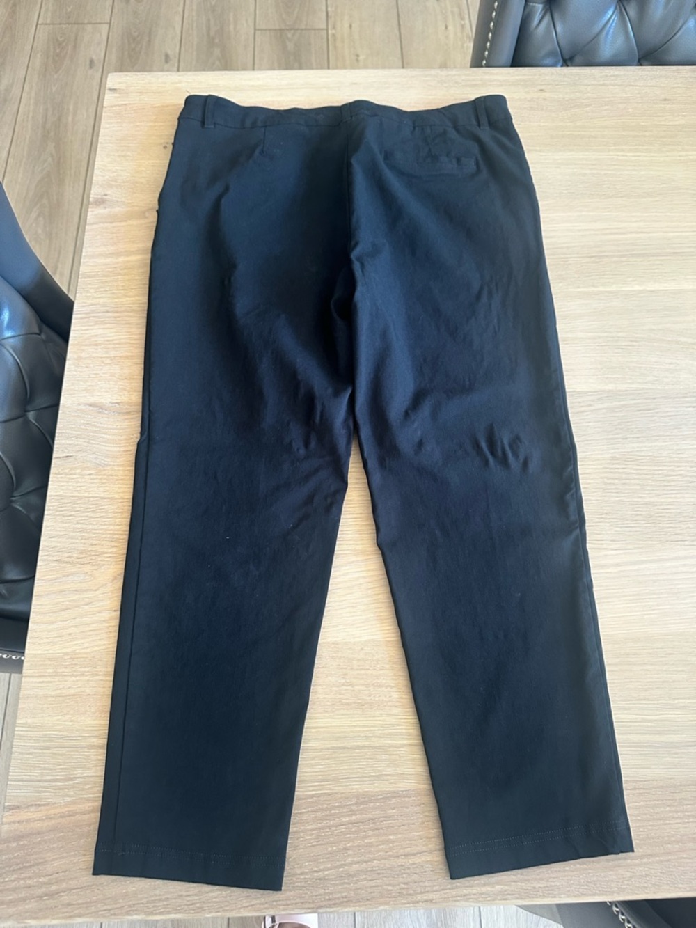 Zac & Rachel Black Straight Chino Pants